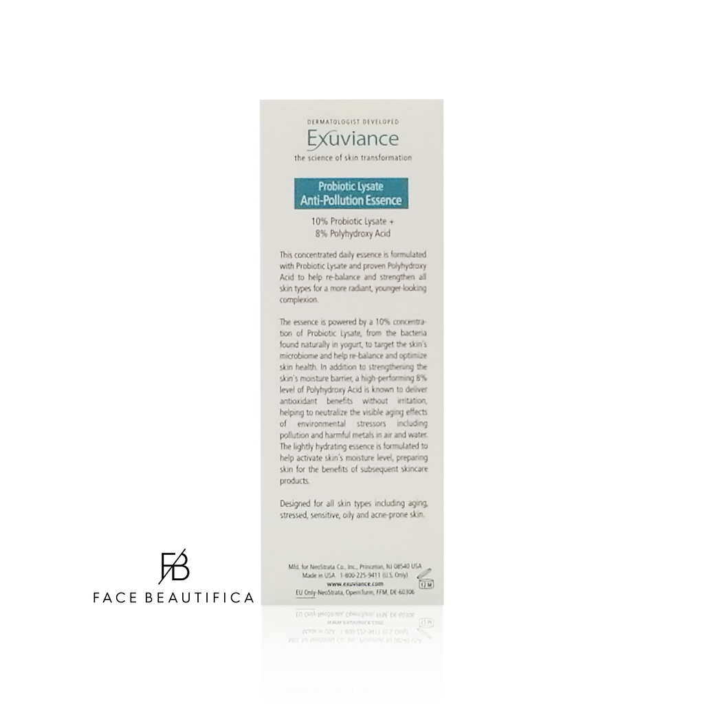Exuviance- Probiotic Lysate Anti- Pollution Essence 100mL/ 3.4 fl oz