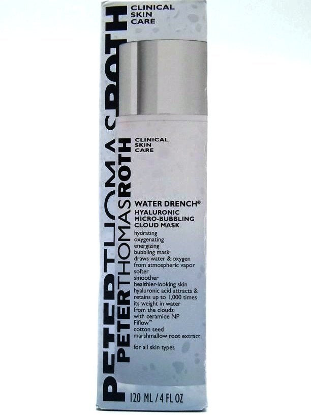 PETER THOMAS ROTH WATER DRENCH HYALURONIC MICRO-BUBBLING CLOUD MASK 120ML/ 4FL OZ